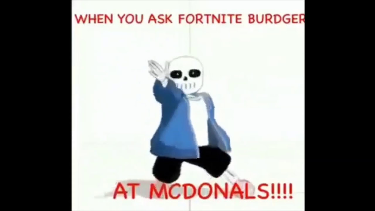 When you ask for fortnite burger at McDonald's [1 HOUR ...