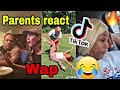 Best of Parents react to Wap on Tik tok 😂| Cardi b ft Megan theestallion 🔥#28|  parti 1