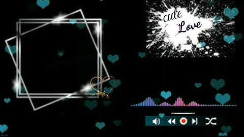 kinemaster Cute Love template video||black screen WhatsApp status template||#rashmitutorial