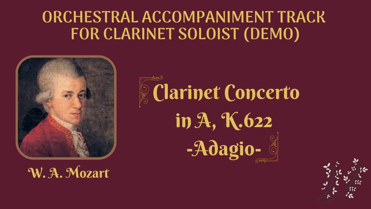 Mozart Concerto in A, K 622 Adagio YouTube