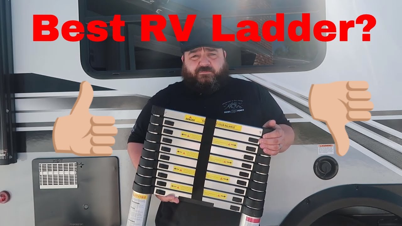 Best Rv Ladder? Check Out This Telescoping Ladder!