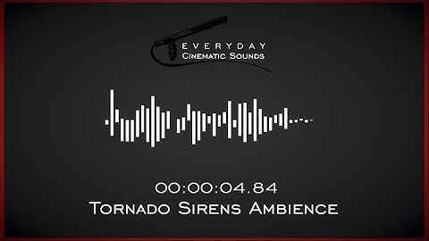 Tornado Sirens Ambience | HQ Sound Effect
