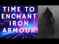 Time to enchant iron armour #Minecaft #Hardcore
