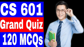 CS 601 Grand Quiz Solved / Correct Solution 💯 / Data communication / Vu Midterm / Vu Grand Quiz