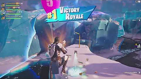 Doing memes and winning a game of fortnite somehow