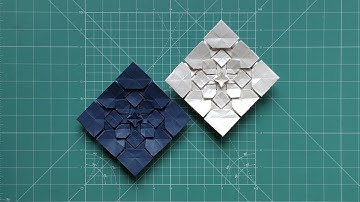 Origami Tessellation Model no. 85-18 Tutorial: Step-by-Step Paper Art Folding | DIY