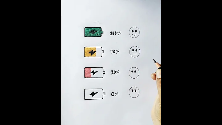 what's your battery percentage? shorts #battery #emoji #shorts #sad #draw #whatsapp #status