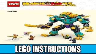 LEGO Instructions | Monkie Kid | 80048 | The Mighty Azure Lion