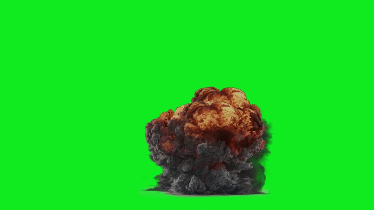 bomb blast green screen clips - YouTube