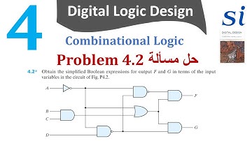 Digital Logic Design Morris Mano | Chapter 4 | Problem 2 solution | حلول تمارين كتاب