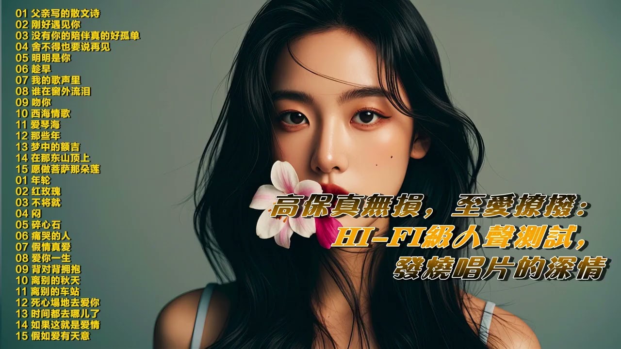 高保真无损，至爱撩拨：HI FI级人声测试，发烧唱片的深情