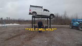 Suncoast Louvered Roof Strength Test | Built to Handle Heavy Snow Loads