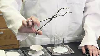 How to Handle Hot Glassware