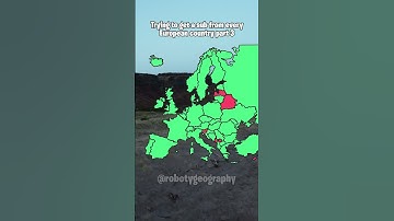 Trying to get a sub from every European country part 3! #mapping #geography