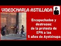 Encapuchados y destrozos: de la protesta de EPN a los 5 años de Ayotzinapa