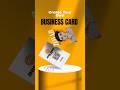 How to Create a Professional Visiting Card Design in Canva | Business Card