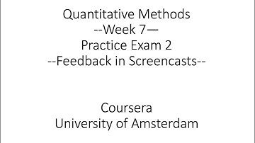 Coursera- Quantitative Methods Quiz Solution- Research Designs- Week 7- Exam 2