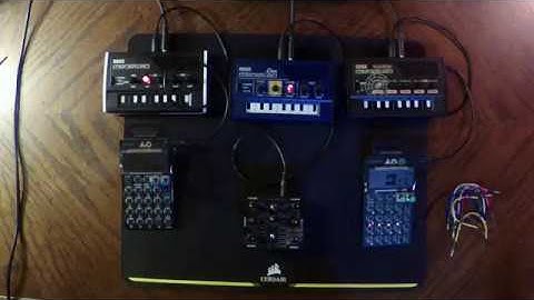 Monotrons Kastle PO-35 PO-12 - Live Industrial Noise Jam - 2018-06-04