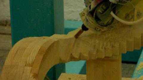 5 axis CNC Machining - Biedermeier armchair prototype