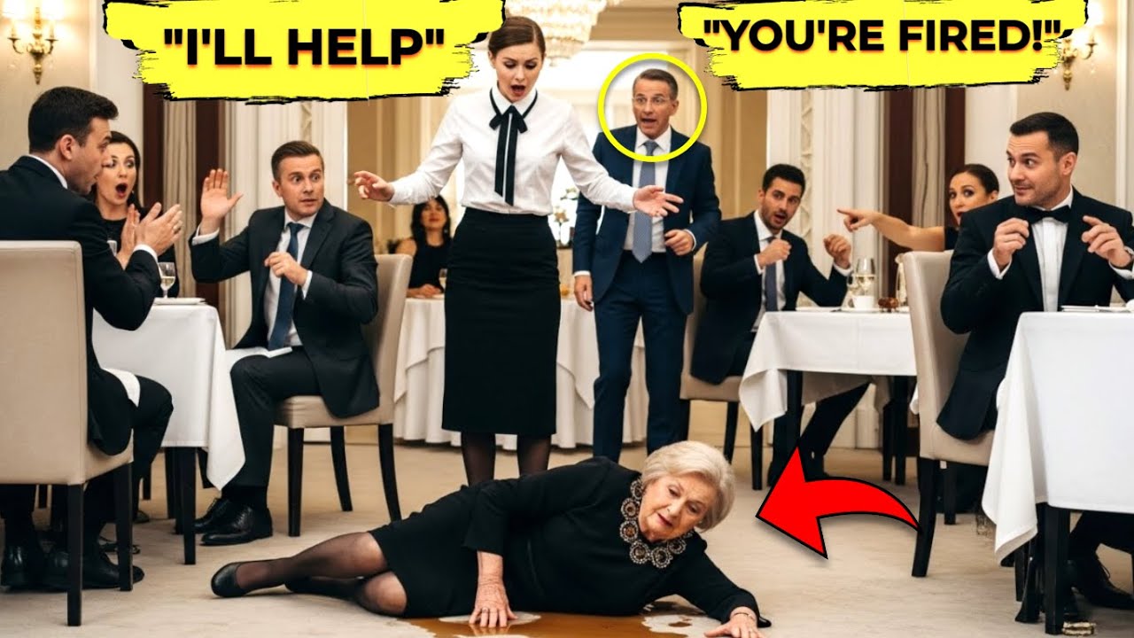 Everyone laughed at the waitress, but she was the only one who helped the billionaire's mother.