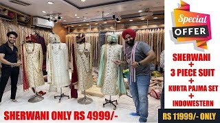Best showroom for Ethnic wear || Heavy Sherwani Rs 4999/- Only || 4 suits set combo Rs 11999/- only screenshot 4