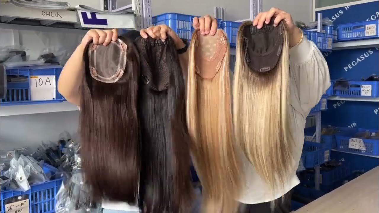 All hair are 100 human hair, can be reused, restyled, dyed again. YouTube