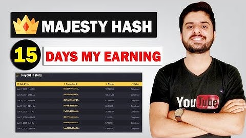 Majesty Hash 15 Days My Earning | Majesty Hash Website Online Earning