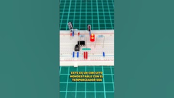 Así funciona el circuito monoestable con el temporizador 555 | #LaElectronicaGT #Monoestable