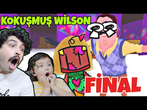 LANETLİ BEZ BEBEK! KOKUŞMUŞ WİLSON FİNAL! | Hello Neighbor Mod