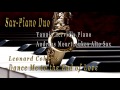 Dance Me to the End of Love   Leonard Cohen  Sax - Piano Cover