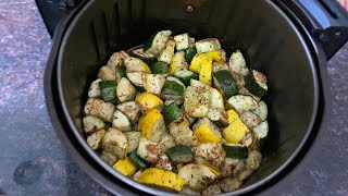 Air Fryer Zucchini And Squash Recipe - How To Cook Zucchini & Squash - Easy, Healthy, Delicious!