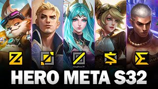 TIER LIST HERO META SEASON 32 | Mobile Legends