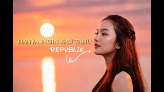 HANYA INGIN KAU TAHU _REPVBLIK COVER ( MUSIK AI ) AKUSTICK #coversong #repvblik #musikindonesia