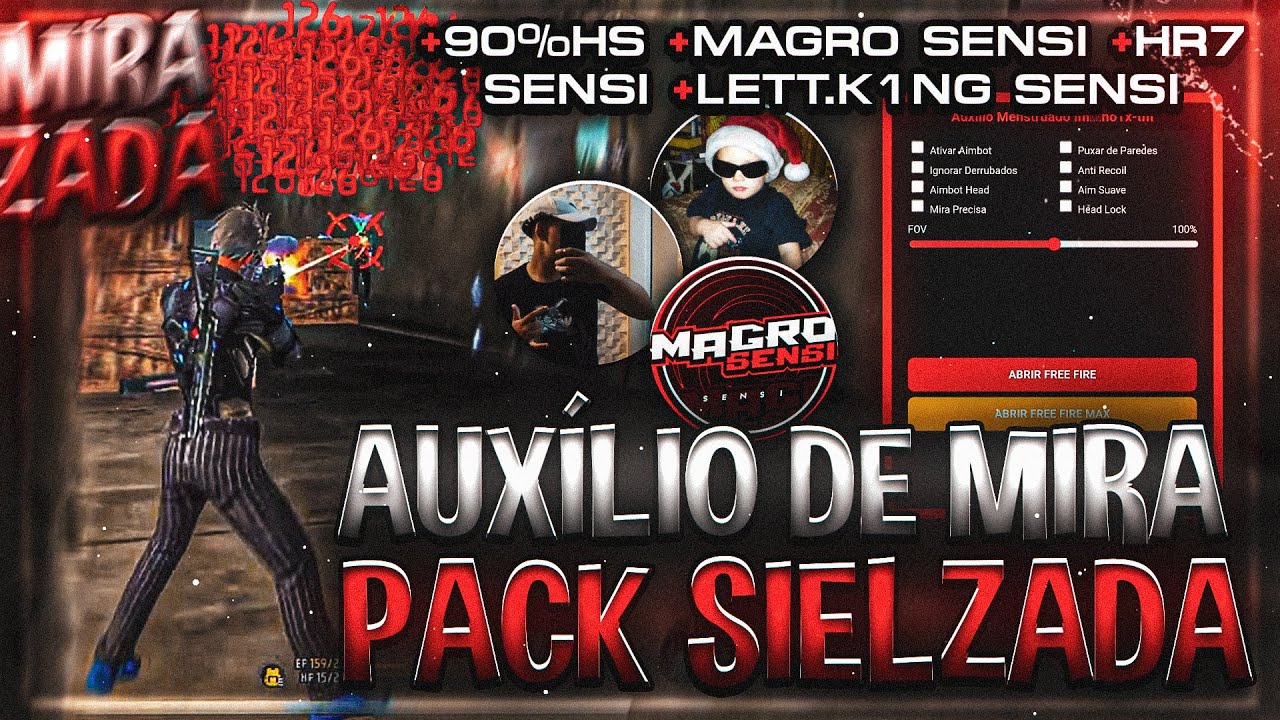 E様✩︎⡱ 5/7(水)〜5/20(火) ② Novo‼️AUXILIO DE MIRA FREEFIRE 90% HS📲📂PACK SIELZADA SENSI