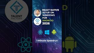 Setup React Native on Windows: The 1-Minute Speedrun (2026)