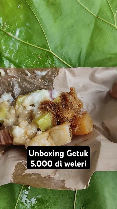 Unboxing getuk enak di Weleri #unboxing #getuk #kuliner #jajanan