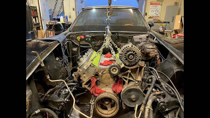 ls swap corvette resto mod UPDATE engine is tight but it fits Ls swap brackets#automobile