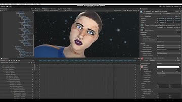 audio2face unity test using blender