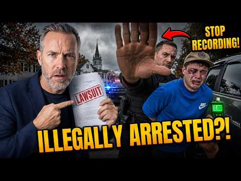 Tyrant Cop COVERS His CAMERA and Mutes the Mic to Make the Arrest!? (Lawyer Explains)