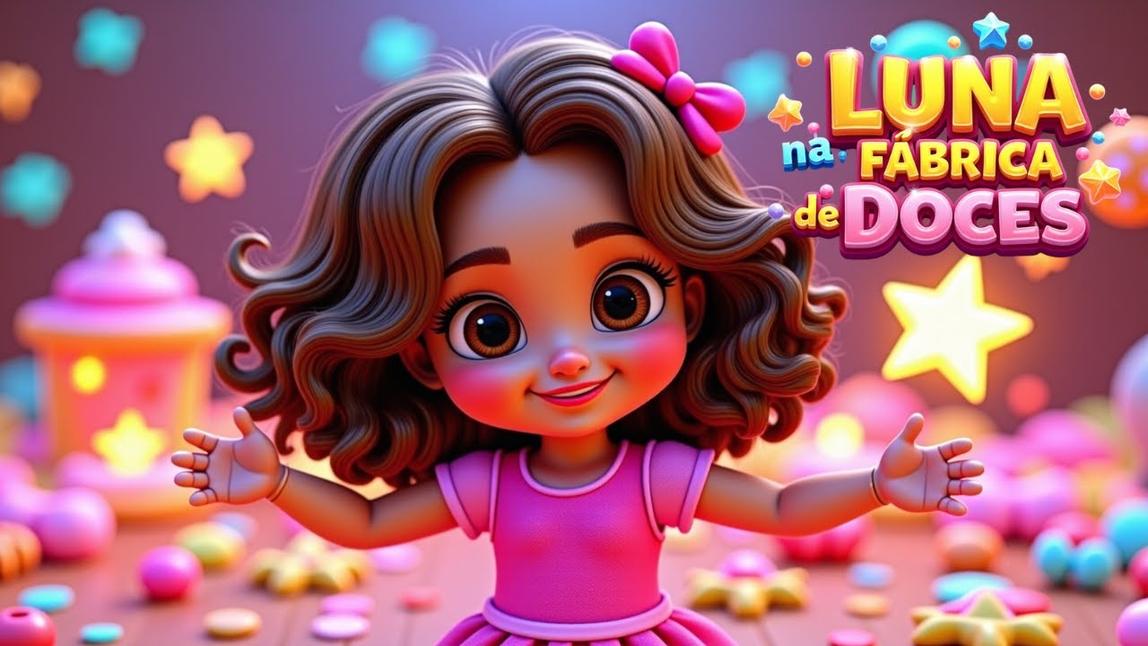 🍭 Luna e a Fábrica de Doces! 🎶 Aventuras e Magia no Mundo dos Doces ...