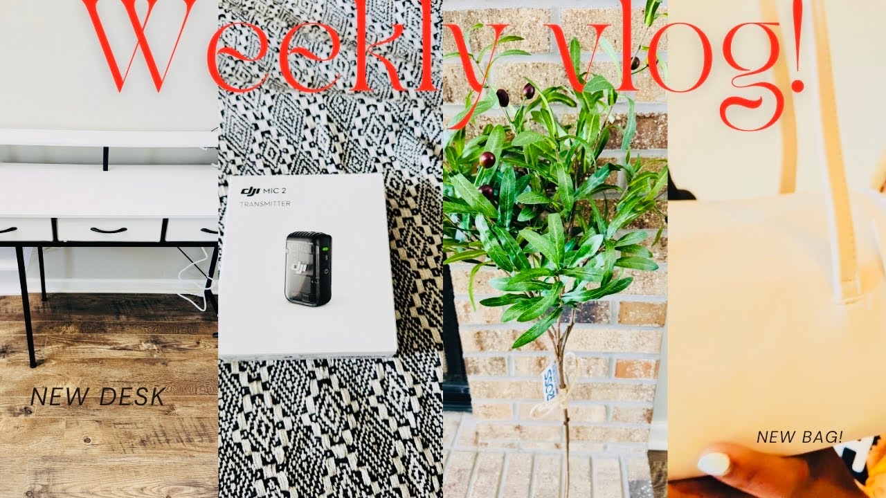 WEEKLY VLOG:Finally got my new DJI mic+ Amazon affordable computer ...