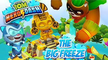 Talking Tom Hero Dash New Jungle Map Update - Christmas Update - New Ice Bolt Tom