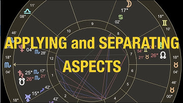 APPLYING and SEPARATING Aspects - for Aspiring Astrologers ⭐️
