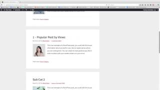 Filter Posts By Category