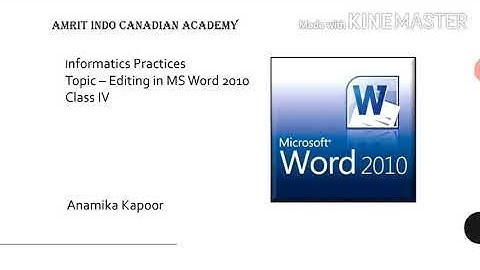 Computer class 4 chapter 3 video 1/2