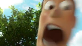 Toy story 3 but its woody screaming
