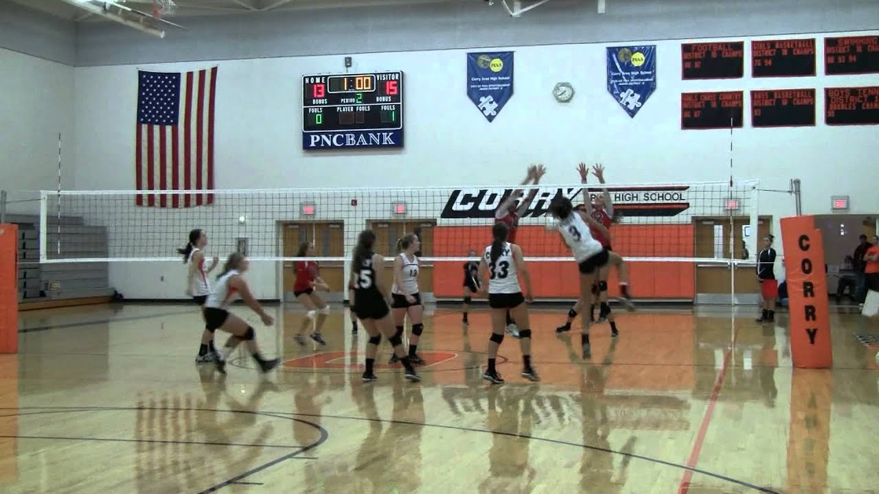 09252012 Corry Beavers 1 vs Meadville Bulldogs 3 Girls Volleyball