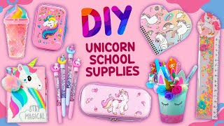 DIY Unicorn Themed Craft Ideas - SUPER CUTE UNICORN SCHOOL SUPPLIES - Awesome Crafts for Girls screenshot 1