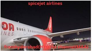 SpiceJet SG-661 Hyderabad to Chennai ✈️ Full Flight Experience | Takeoff, Landing & Review