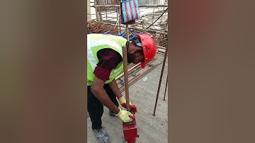 Rebar Pullout Test for steel by hilti#steel #civilengineering#civil #construction #hilti